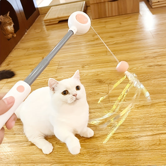 Retractable Feather Toy